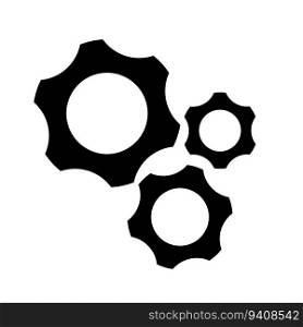 Settings icon. Additional gears icon. Vector illustration. EPS 10. stock image.. Settings icon. Additional gears icon. Vector illustration. EPS 10.
