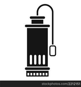 Sewage pump icon simple vector. Electric engine. Machine equipment. Sewage pump icon simple vector. Electric engine
