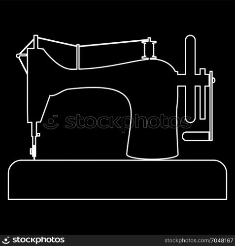 Sewing machine icon .
