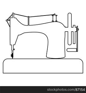 Sewing machine icon .