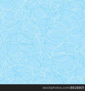 Sewing pattern vector image