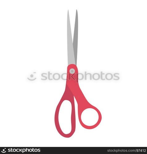 Sewing scissors vector icon vintage illustration tool thread design tailor needle isolated fashion