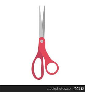 Sewing scissors vector icon vintage illustration tool thread design tailor needle isolated fashion