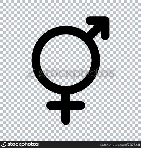 Sex icons. Male and female signs. Gender symbols