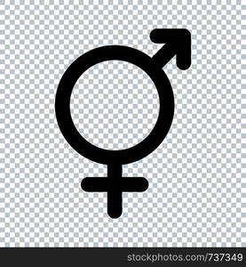 Sex icons. Male and female signs. Gender symbols