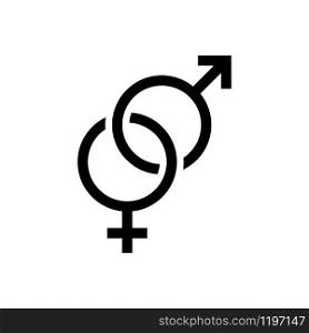 Sex symbols, unisex gender signage