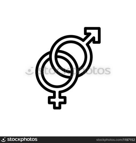 Sex symbols, unisex gender signage