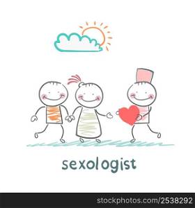 Sexologist gives the heart a man and woman