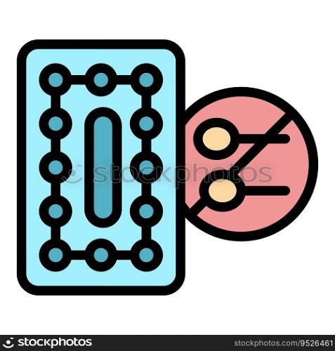Sexual pills icon outline vector. Sex education. Gender puberty color flat. Sexual pills icon vector flat