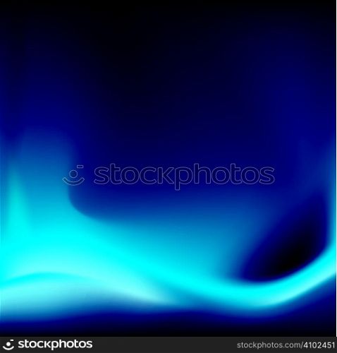 Shades of blue background with flowing lines and copy space