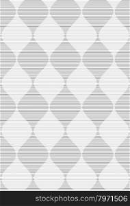 Shades of gray striped dark and light bulging waves merging.Seamless stylish geometric background. Modern abstract pattern. Flat monochrome design.