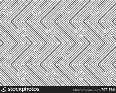Shades of gray Z shapes.Seamless stylish geometric background. Modern abstract pattern. Flat monochrome design.