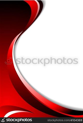 Shades of red background with flowing lines and room to add your text