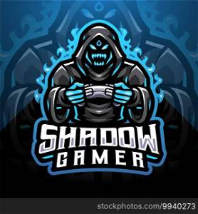 Shadow gamer esport mascot logo design