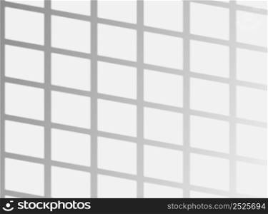 Shadow overlay effect. Transparent overlay shadow from the window, vector illustration