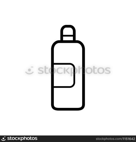 Shampoo bottle icon design trendy