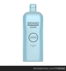 Shampoo bottle icon. Realistic illustration of shampoo bottle vector icon for web design. Shampoo bottle icon, realistic style