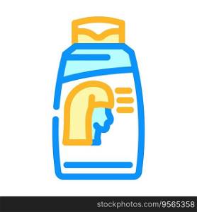 shampoo hygiene color icon vector. shampoo hygiene sign. isolated symbol illustration. shampoo hygiene color icon vector illustration