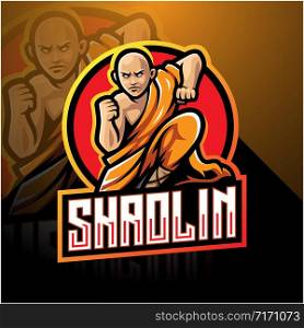 Shaolin esport mascot logo design