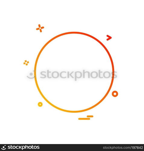 Shape icon design vector