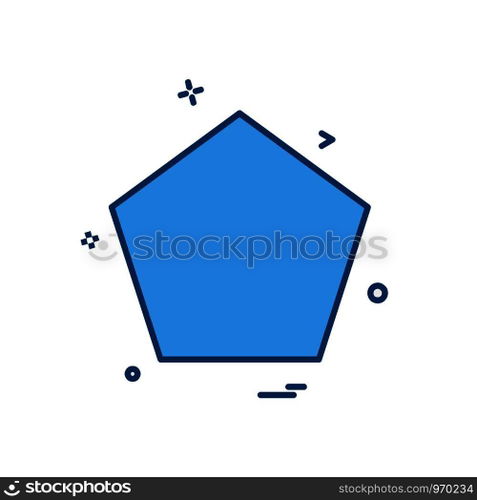 Shape icon design vector