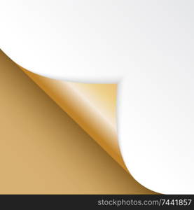 Shape of bent angle is free for filling gold color. Vector Illustration. EPS10. Shape of bent angle is free for filling gold color. Vector Illustration.
