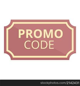 Shape promo code icon cartoon vector. Promotion discount. Offer money. Shape promo code icon cartoon vector. Promotion discount