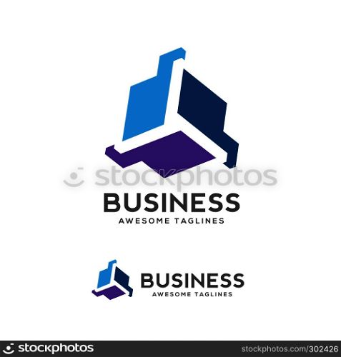 shapes art abstract logo ,vector logo template for business company,Technology media logotype logo