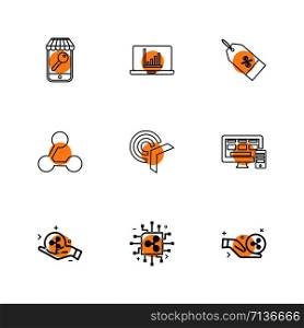 share ,graph , laptop , tag , percentage , screen , monitor , computer ,crypto currency ,crypto , currency , money , icons , flat , icon , set , vector , qualilty , design , collection , creative ,