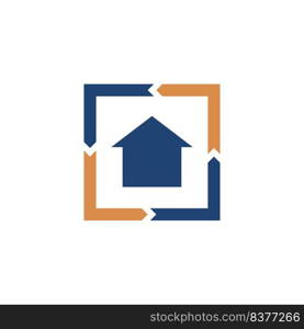 share house icon logo element