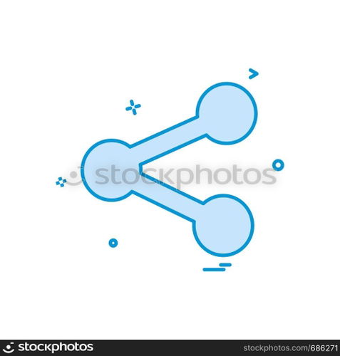Share icon design vector