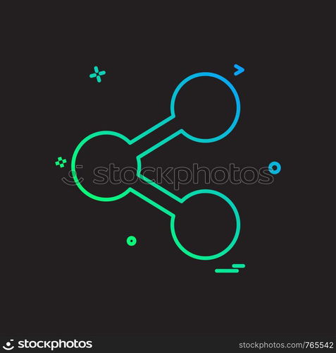 Share icon design vector