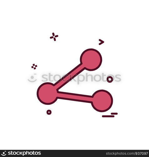 Share icon design vector