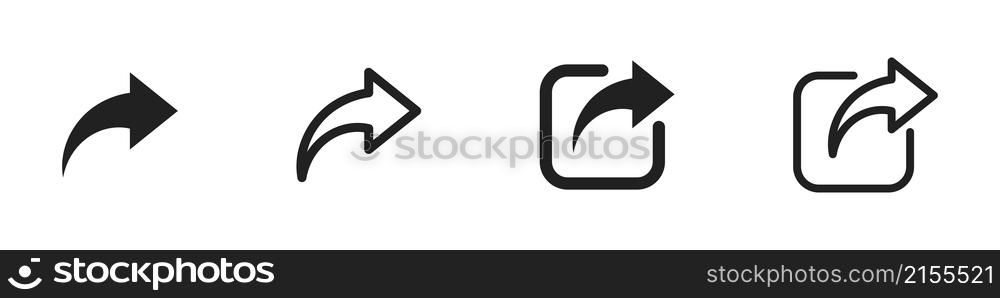 Share icon set. Share arrow symbol collection. EPS 10.. Share icon set. Share arrow symbol collection.
