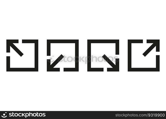 Share icon with square and arrow. Vector illustration. Stock image. EPS 10.. Share icon with square and arrow. Vector illustration. Stock image.