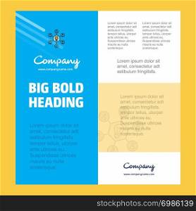 Share idea Business Company Poster Template. with place for text and images. vector background