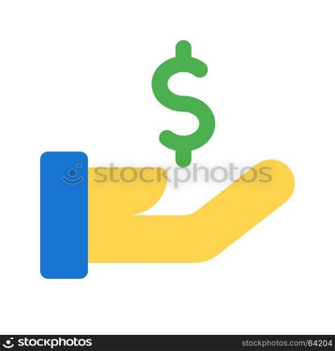 share money, Icon on isolated background