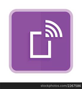 share network flat icon vector