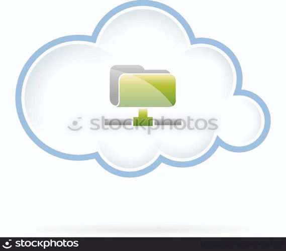 Shared Cloud Folder Icon