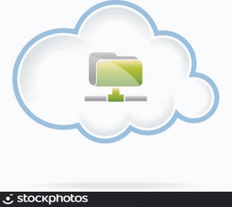 Shared Cloud Folder Icon