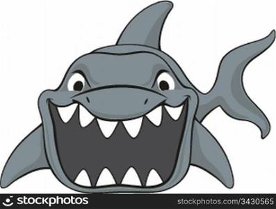 shark attack cartoon
