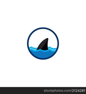 shark fin icon vector illustration design