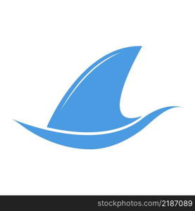 shark fin icon vector illustration design