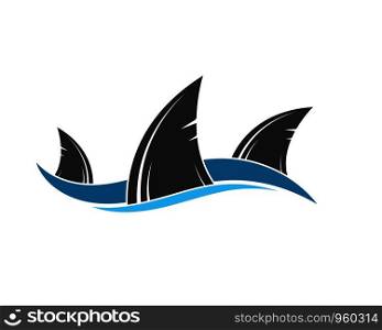 shark fin icon vector illustration design