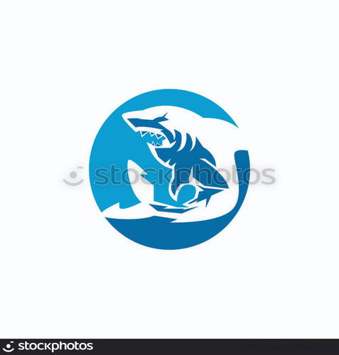 Shark icon and symbol vector illustration