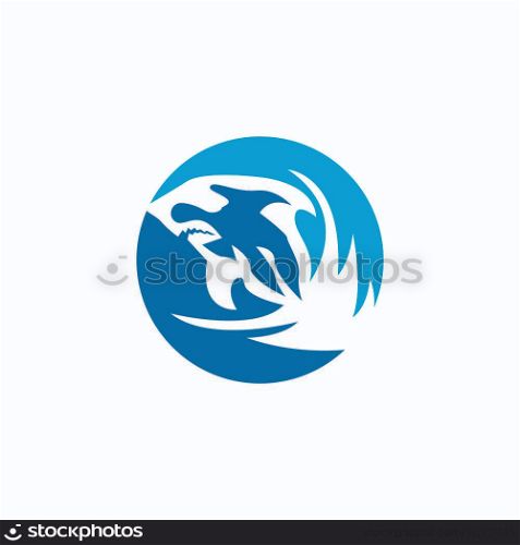 Shark icon and symbol vector illustration