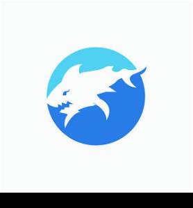 Shark icon and symbol vector illustration