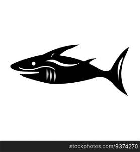 Shark icon logo design vector illustration