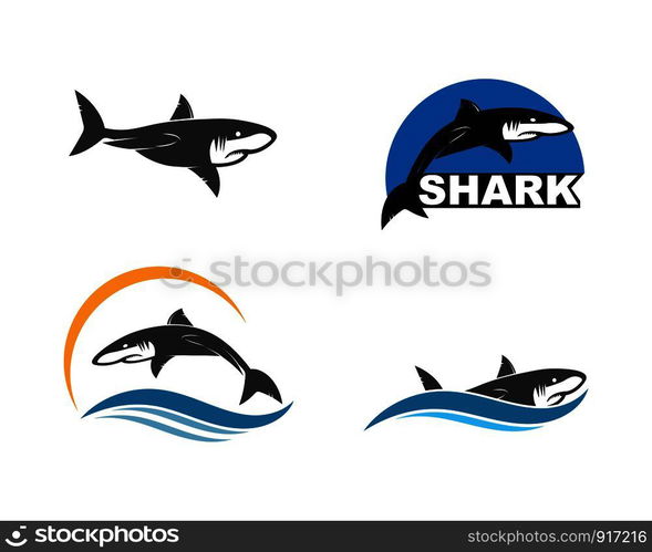 shark icon vector illustration design template