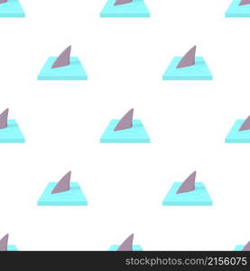 Shark in the sea pattern seamless background texture repeat wallpaper geometric vector. Shark in the sea pattern seamless vector